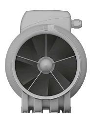 Вентилятор канальный TYPHOON D150/160 осевой двухскоростной AT ERA PRO